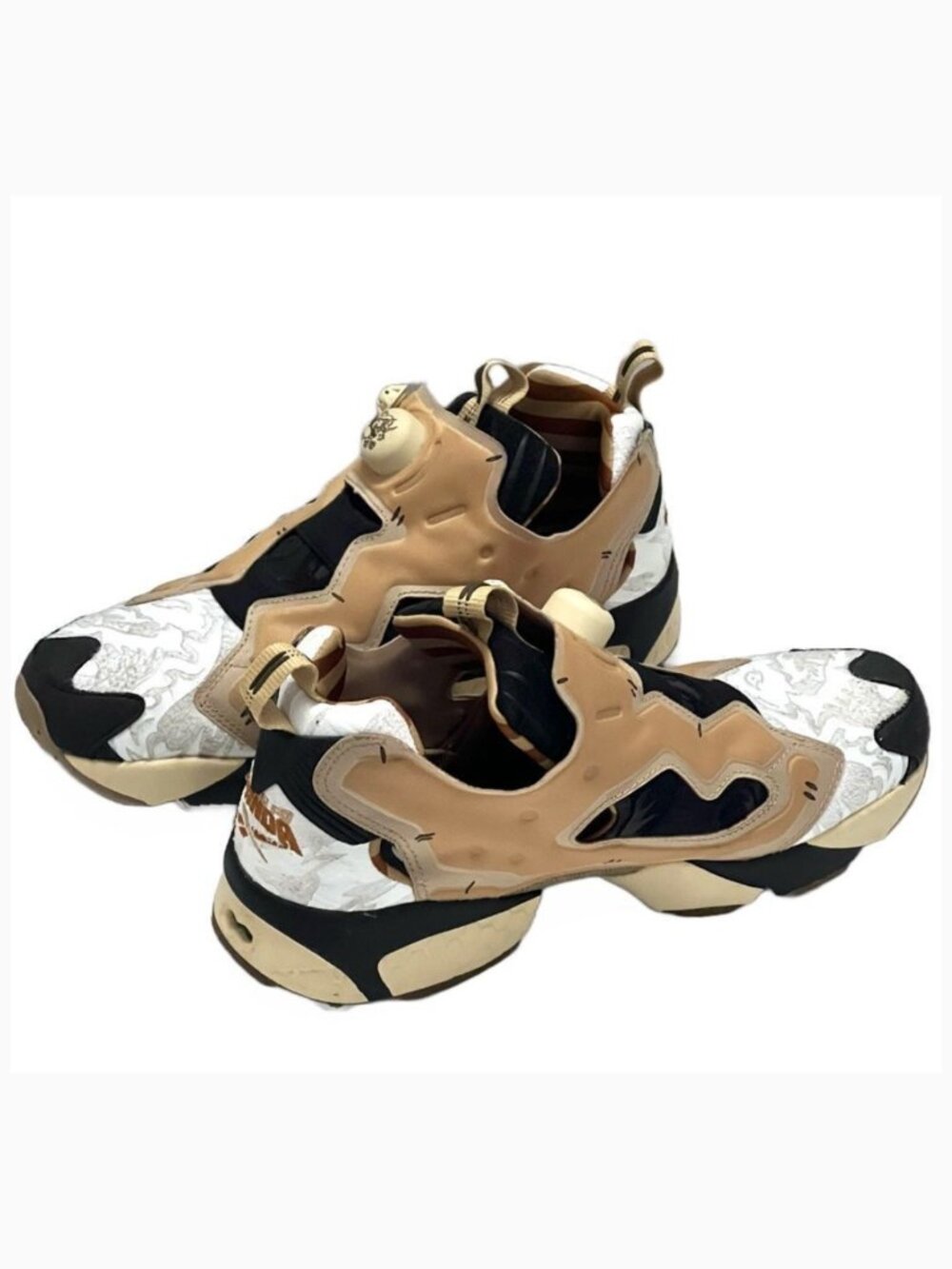 Reebok Kung Fu Panda Limited‎ Edition Athletic Shoes Men’s Sz 8 Beige Sneakers